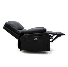 Orla Electric Recliner Armchair Sofa - Black