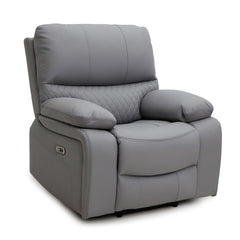 Orla Electric Recliner Armchair Sofa - Grey