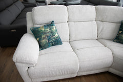 Owen Electric Recliner Corner Sofa - Beige