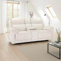 Owen Electric Recliner Sofa 2 Seater - Beige