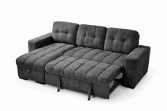 Palermo Universal Corner Sofabed With Storage â€“ Grey