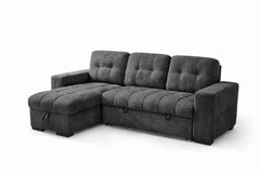 Palermo Universal Corner Sofabed With Storage â€“ Grey