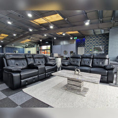 Prada Leather Recliner Sofa 3+2 Seater
