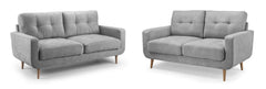 Rebekah 3+2 Seater Sofa - Grey