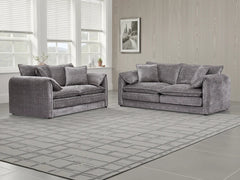 Solaya 3+2 Seater Sofa - Grey