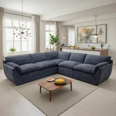 Taro Sofa Large Corner Blue