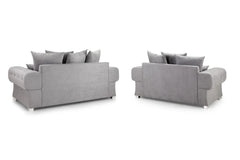 Verona 3+2 Seater Scatter Back Grey
