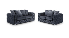 Ashton Silver Sofa