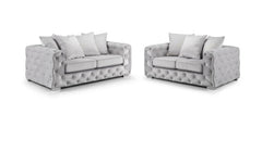 Ashton Silver Sofa