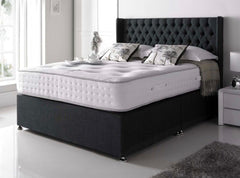 Chesterfield 6FT Super King Size Wing Divan Bed