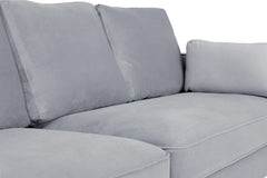 Whittaker Plush 3 Seater Sofa - Grey