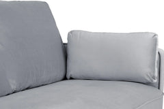 Whittaker Plush Armchair Sofa - Grey