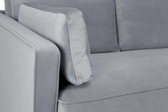 Whittaker Plush 3 Seater Sofa - Grey