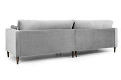 Whittaker Plush 4 Seater Sofa - Grey