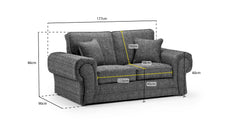 Wilcot 2 Seater Sofa - Grey