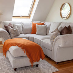 Windsor Fullback Sofa Stone Right Hand Facing Corner