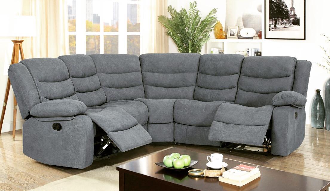 Fabric Recliner Corner Sofa