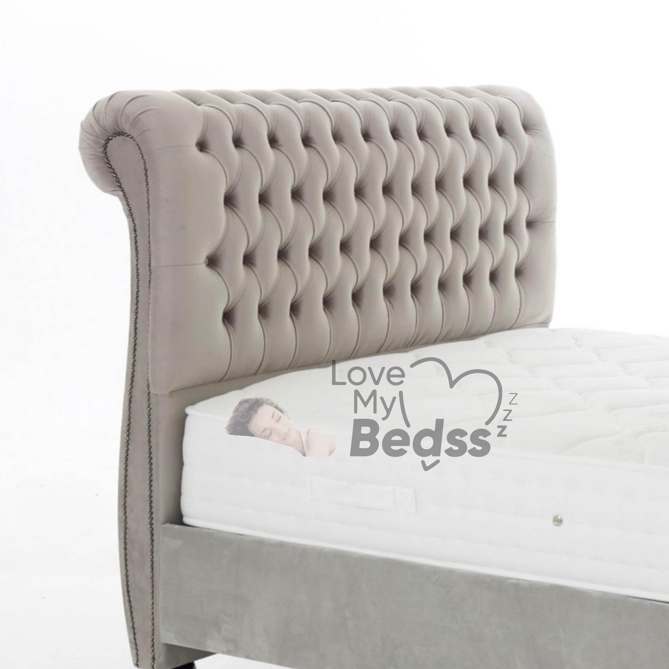 Supreme Swan Sleigh Bed