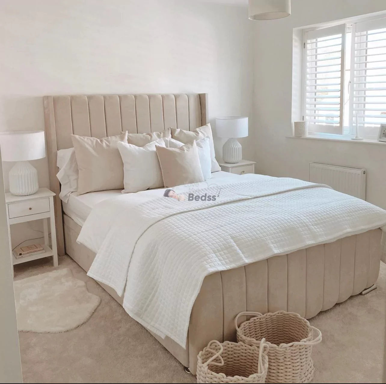 5FT Arizona Wing Divan Bed